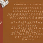 Calligram Font Poster 12