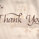 Calligram Font Poster 13