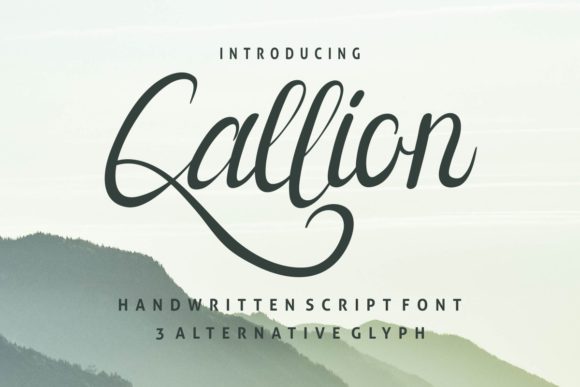 Callion Font Poster 1