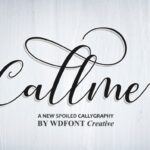 Callme Script Font Poster 1