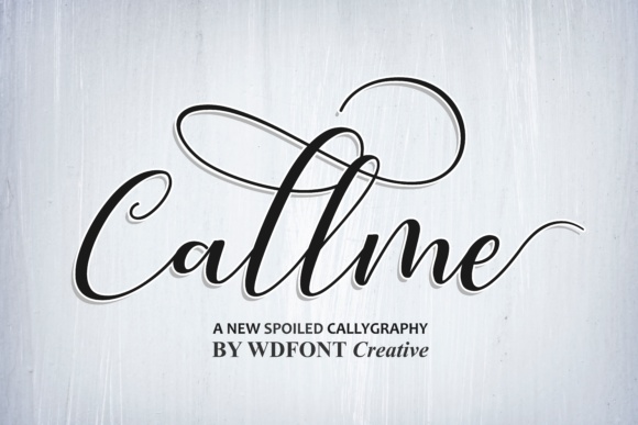 Callme Script Font