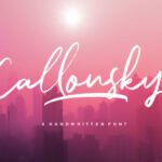 Callonsky Font Poster 1