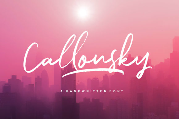 Callonsky Font Poster 1