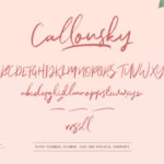 Callonsky Font Poster 6