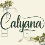 Calyana Font Poster 2
