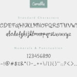 Camelia Font Poster 9