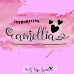 Camellia Font Poster 1