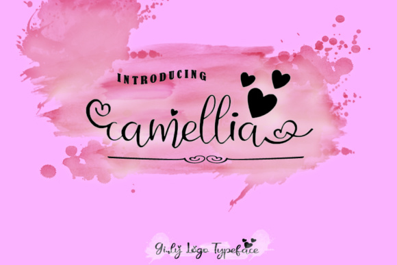 Camellia Font Poster 1