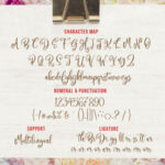 Camellia Script Font Poster 5