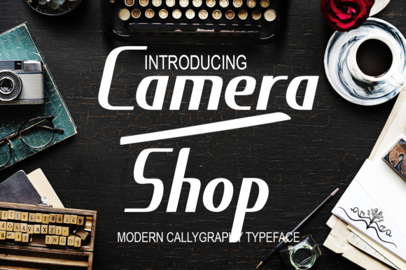 Camera Shop Font Poster 1
