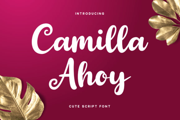 Camilla Ahoy Font Poster 1