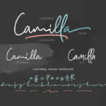 Camilla Family Font Poster 2