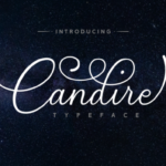 Candire Font Poster 1