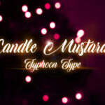 Candle Mustard Font Poster 1