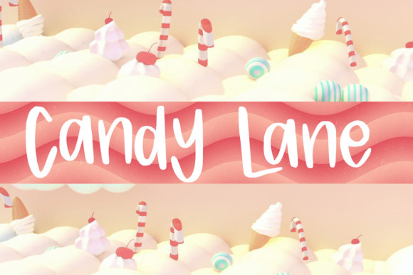 Candy Lane Font Poster 1
