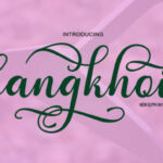 Cangkhoi Script Font Poster 1