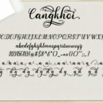 Cangkhoi Script Font Poster 6