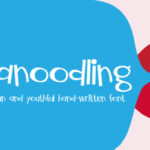 Canoodling Font Poster 1