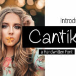 Cantika Font Poster 1