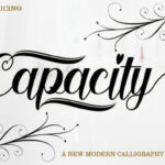 Capacity Font Poster 1