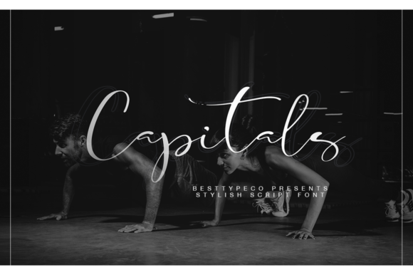 Capitals Font Poster 1