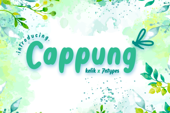 Cappung Font Poster 1