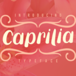 Caprilia Font Poster 1