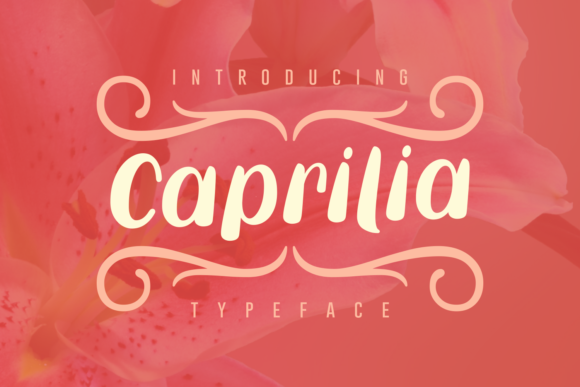 Caprilia Font Poster 1