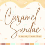 Caramel Sundae Font Poster 1