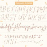 Caramel Sundae Font Poster 7