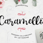 Caramello Font Poster 1