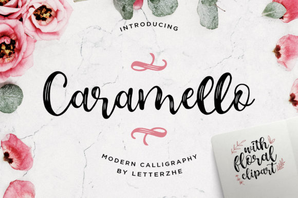 Caramello Font Poster 1