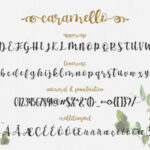 Caramello Font Poster 6