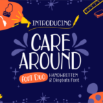 Care Around Font Poster 1