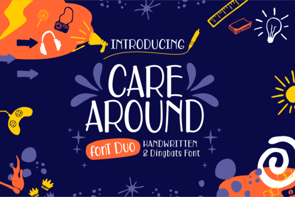 Care Around Font Poster 1
