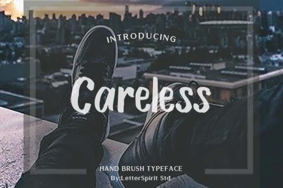 Careless Font Poster 1