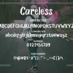 Careless Font Poster 2