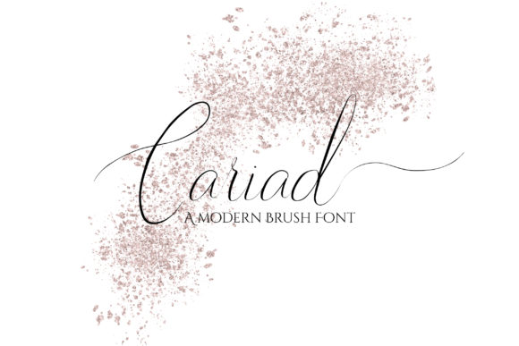 Cariad Font Poster 1