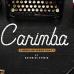 Carimba Font Poster 1