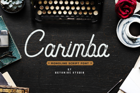 Carimba Font Poster 1