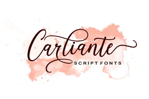 Carliante Font Poster 1