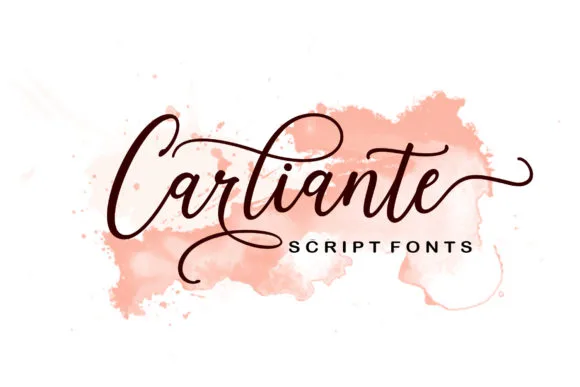 Carliante Font Poster 1