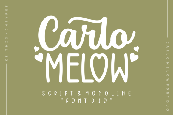Carlo Melow Duo Font Poster 1
