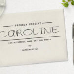 Caroline Font Poster 1