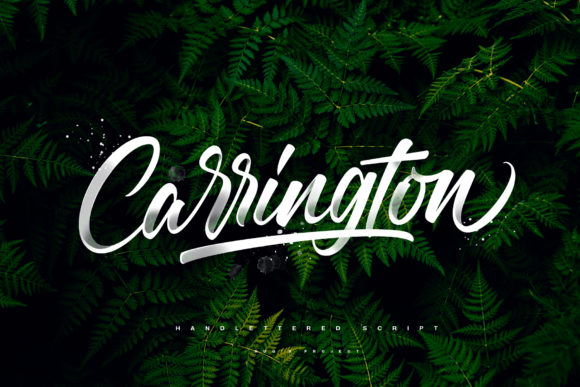 Carrington Font Poster 1
