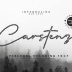 Carstenz Font Poster 1