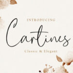 Cartines Font Poster 1