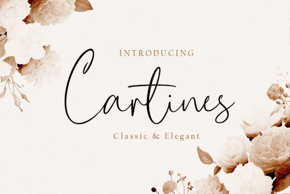 Cartines Font Poster 1