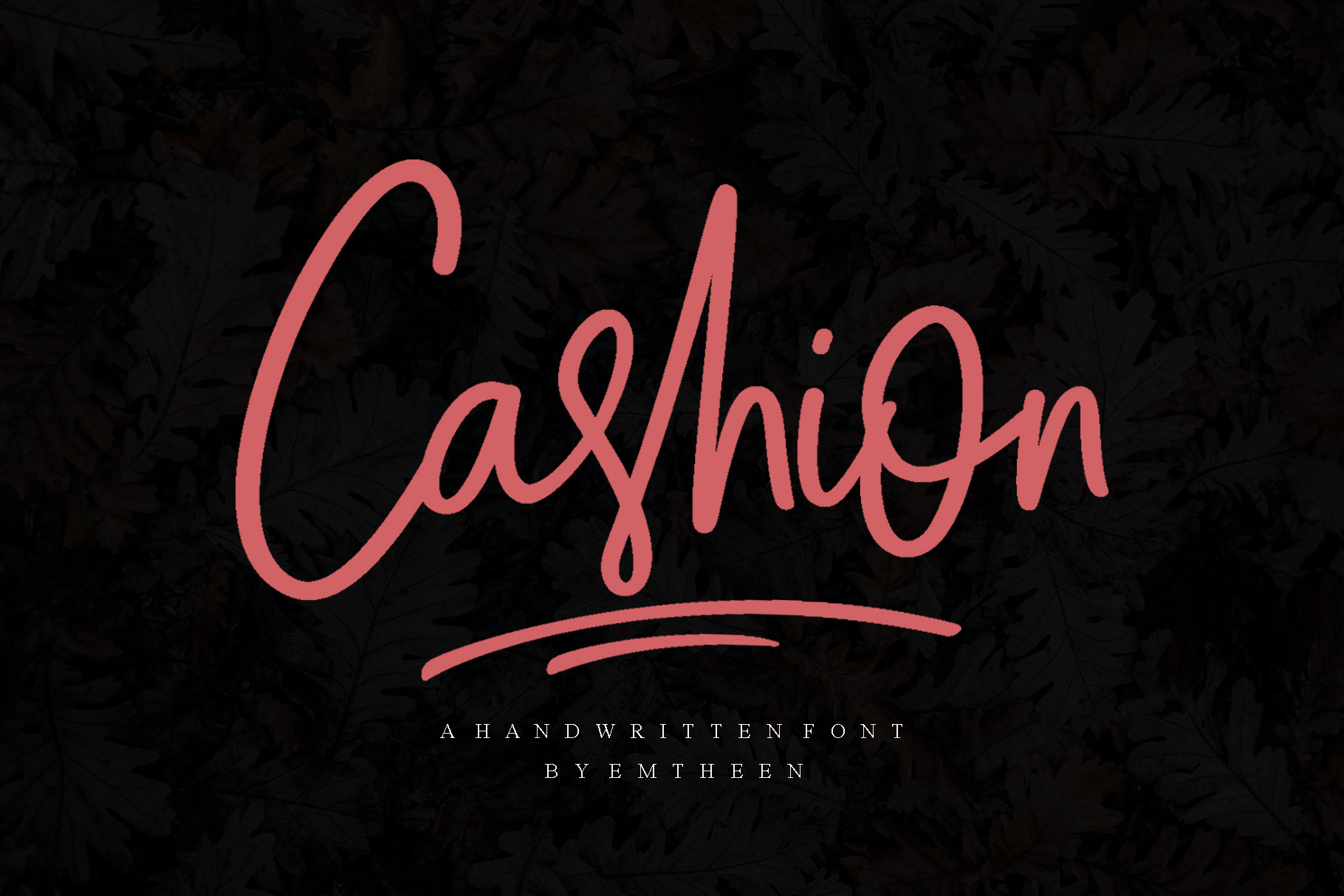 Cashion Font Poster 1