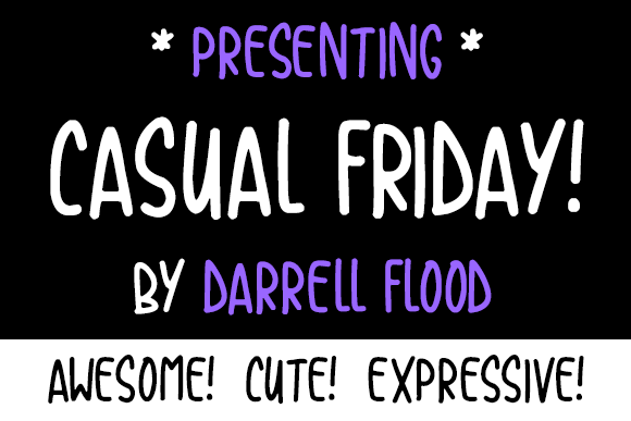 Casual Friday Font Poster 1